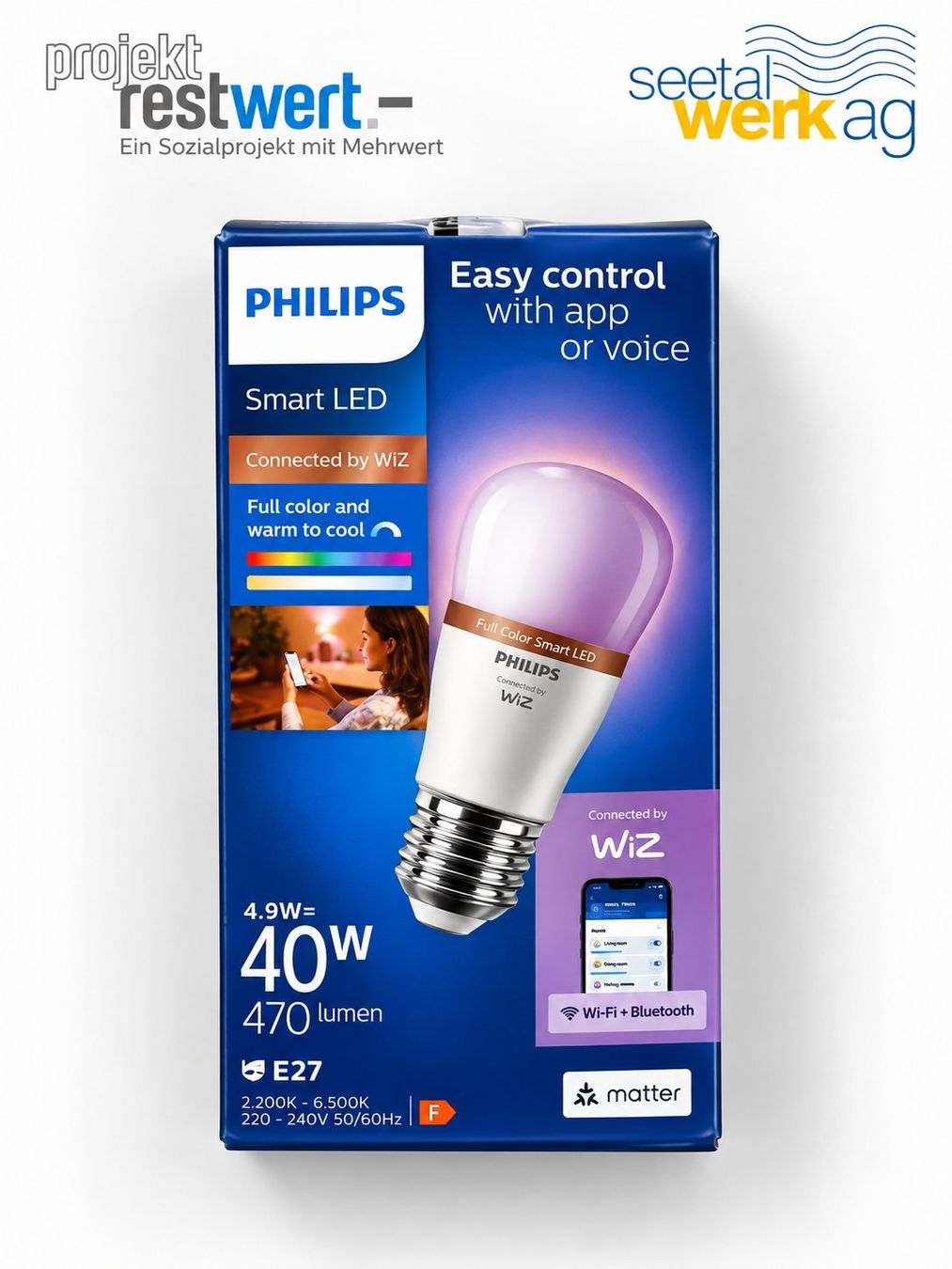 Philips Lampade: PHILIPS Smart LED 40w – Nuovo (secondo la descrizione) da Beinwil am See venduto da Restwert_Beinwil 1