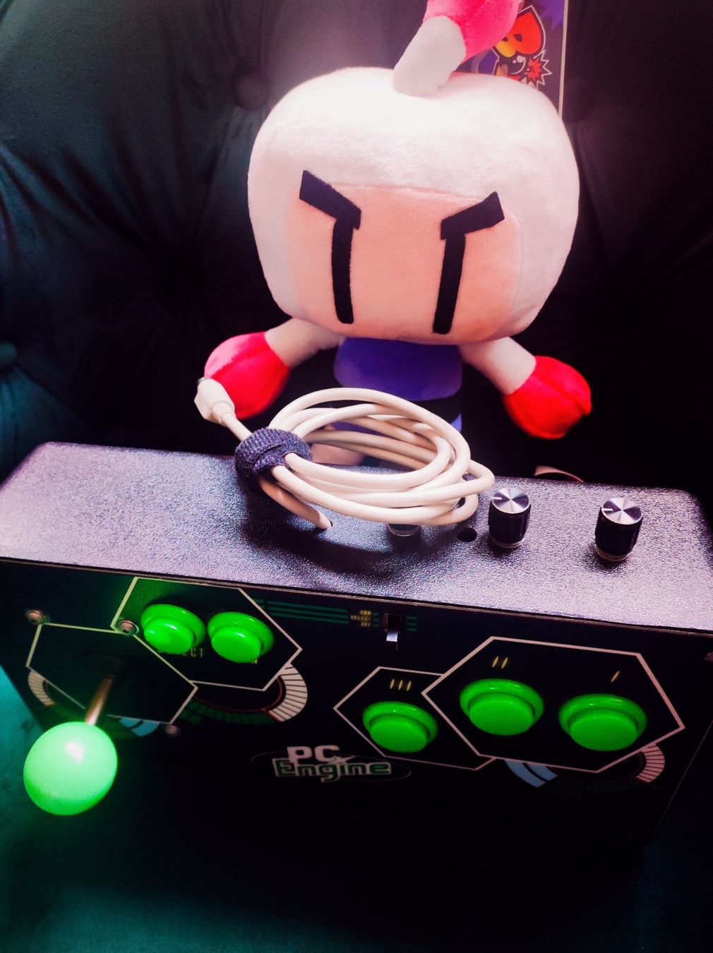 Spiele: PC Engine Arcade Stick Einzelstück - Selfmade - Mit Turbos – Gebraucht aus Mülligen von DonRidone 2
