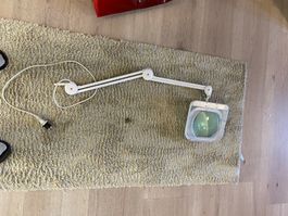 Lupenleuchte weiss schwenkbar mit Gelenkarm gebraucht