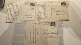 1928/1939 3 Pro Juventute Karten