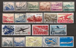 1941-72 : Lot Flugpost Ausgaben : KP 280.--