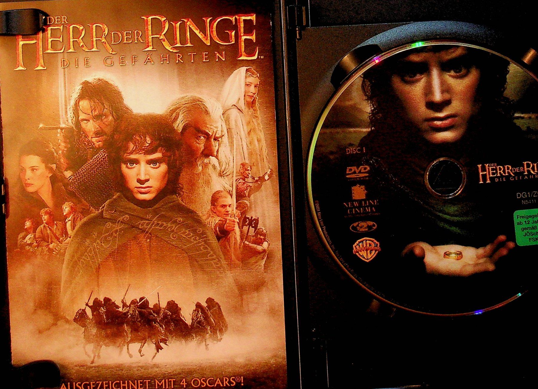 Tutti i DVDs: DVD 2 Disc Herr der Ringe Die Gefährten – Usato da Reitnau venduto da Zaomir 2