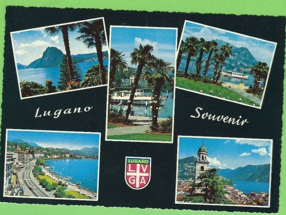 Ansichtskarten: Lugano – Gebraucht aus Zürich von t24_de