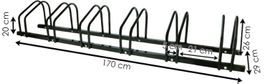 Fahrradständer für 6 Fahrräder
