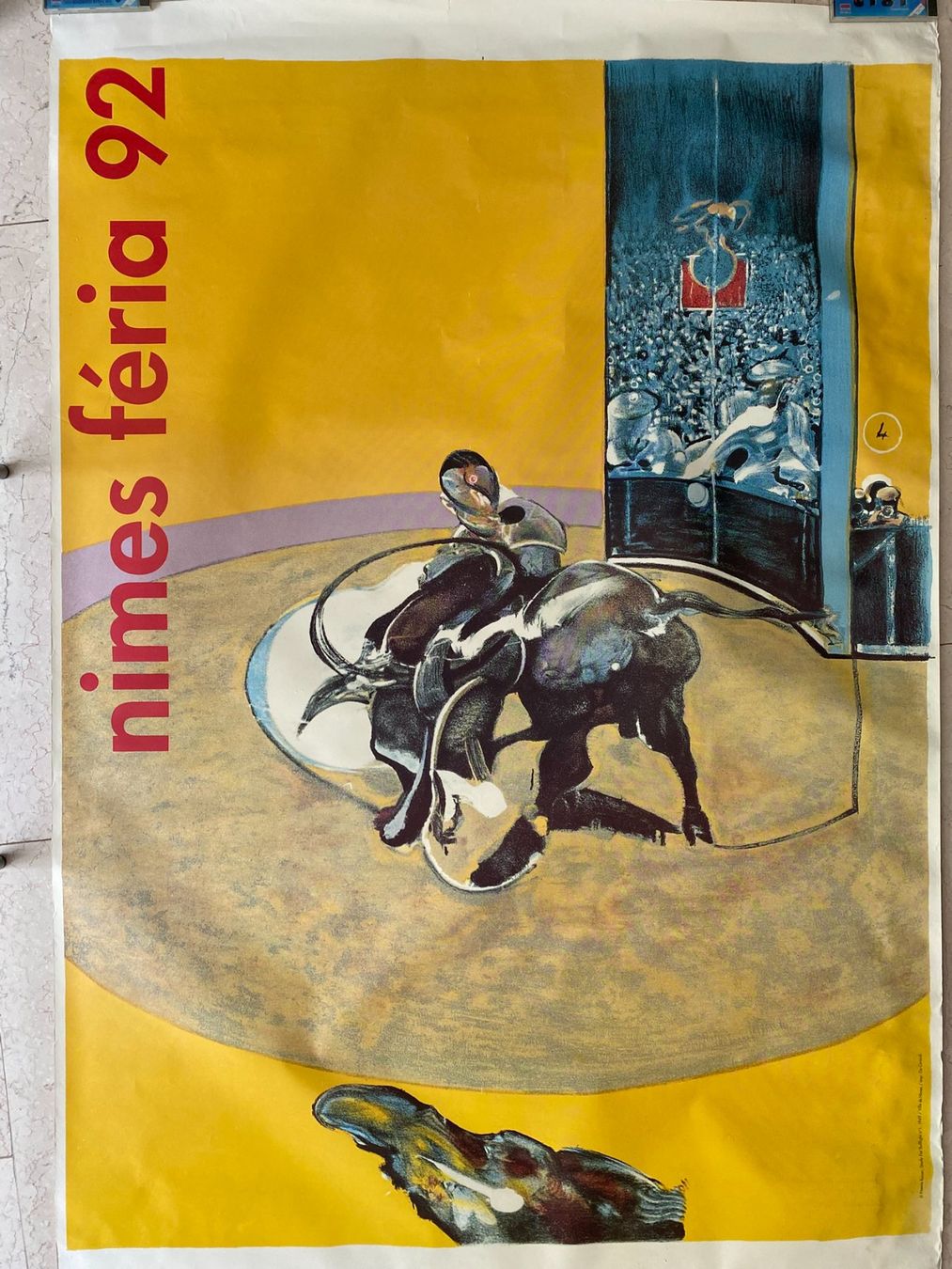 Grafica & Litografie: Grosse Original-Serigraphie Nimes 92 - Francis Bacon – Usato da Zürich venduto da jesulin05 1