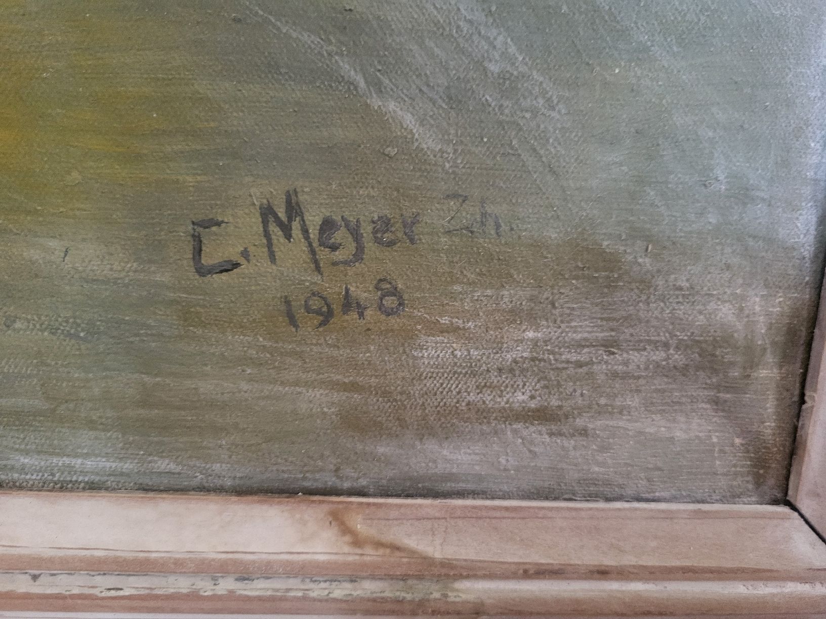 Dipinti: Oelgemälde Sonnenblume C. Meyer ZH – Usato da Gutenswil venduto da ghekko88 3