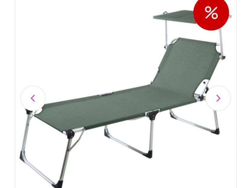 Chaises longues: Komfort Liegestuhl mit Sonnendach – Neuf (Voir description) à Tentlingen par Henri07