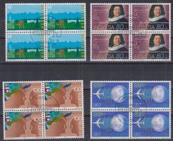 K97) Satz 4.Block 856 - 859, ET Vollstempel, sehe Scan