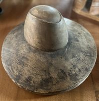 Hutform mit grosser Hut Rand Holz Modisten Werkzeug