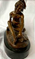 Bronze Skulptur Francois Rude, Schildkrötenfänger, Barbedien