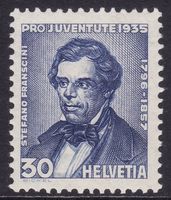 Pro Juventute SBK-Nr. 76 (S. Franscini 1935) postfrisch **