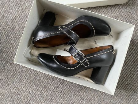 Chloé Schuhe, Mary Janes Style, Absatz, Schwarz, Gr. 37, ...