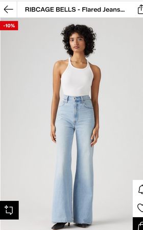 Levis Ribcage Bell jeans 24/30