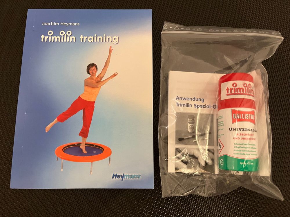 Trampolin Trimilin med 102cm mit Haltegriff 4