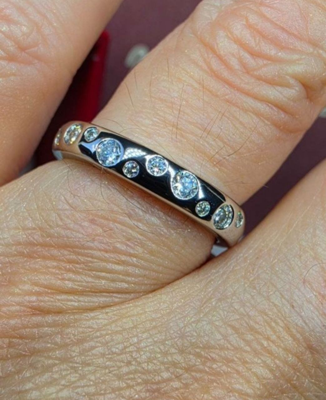 Ringe: Bague argent avec diamants de moissanite certifiés GRA – Neu und originalverpackt aus Reconvilier von Tsma67 8