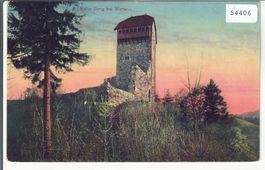 Wattwil - Ruine Yberg - Litho