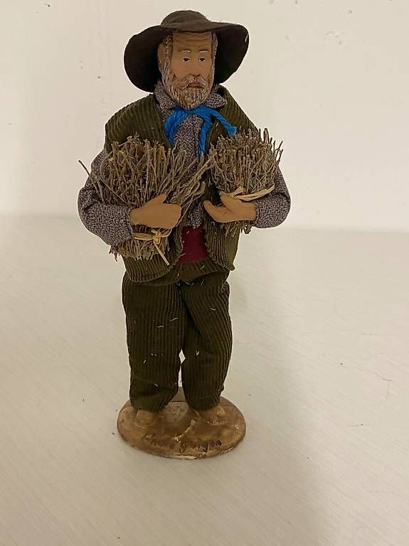 Statuette: Santon de Provence, Homme aux fagots – Usato da St-Blaise venduto da NSUTT1953 1