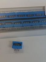 5x Leiterplattenverbinder 6-pol. mit Zugentlastung 622-0653