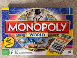 Monopoly World Brettspiel mit Bankkartenleser