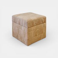 Truhe Hocker // Wildleder