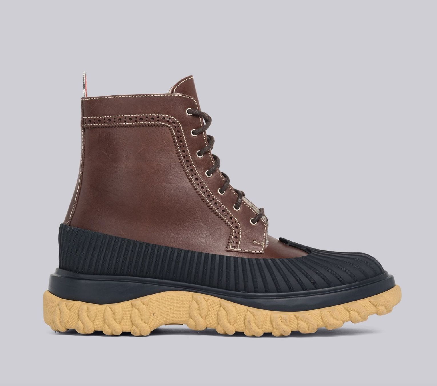 Scarpe da uomo: THOM BROWNE Shearling Lined Longwing Duck Boots 41.5 NEU – Nuovo e nell'imballaggio originale da Kreuzlingen venduto da kruezbiz 2
