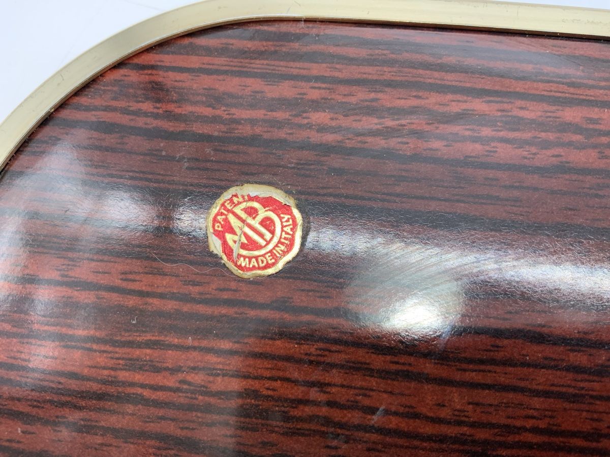 Piatti di portata: Retro Serviertablett, Holzoptik MB Made in Italy – Usato da Erlach venduto da silvia3235 5