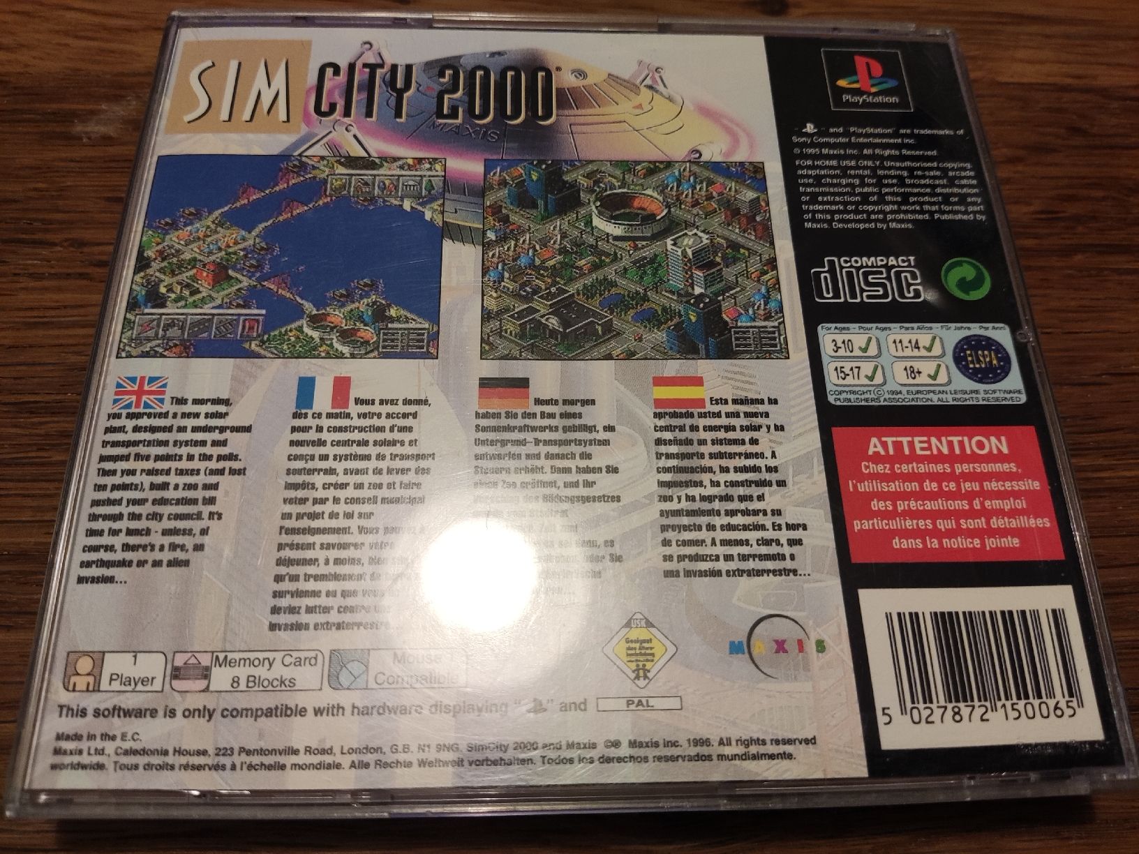 Giochi: Sim City 2000 - Playstation 1 – Usato da Oberembrach venduto da giu_7ksd 1