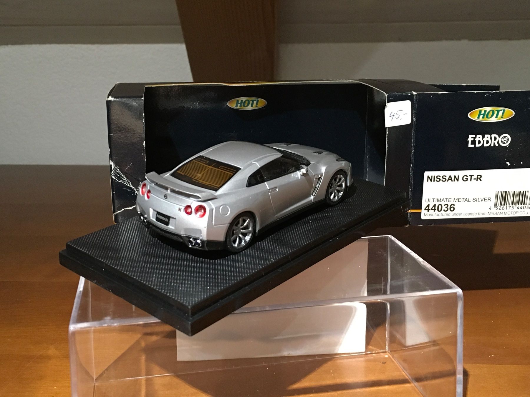 Nissan Modellini d'auto: Nissan GT-R 2007 - 1/43 EBBRO – Nuovo (secondo la descrizione) da Wohlen AG venduto da PrivatSammlung 1