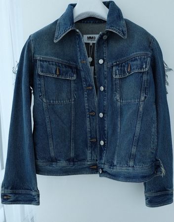Maison Margiela MM6 Stonewash Denim Jacket 42IT M-EU