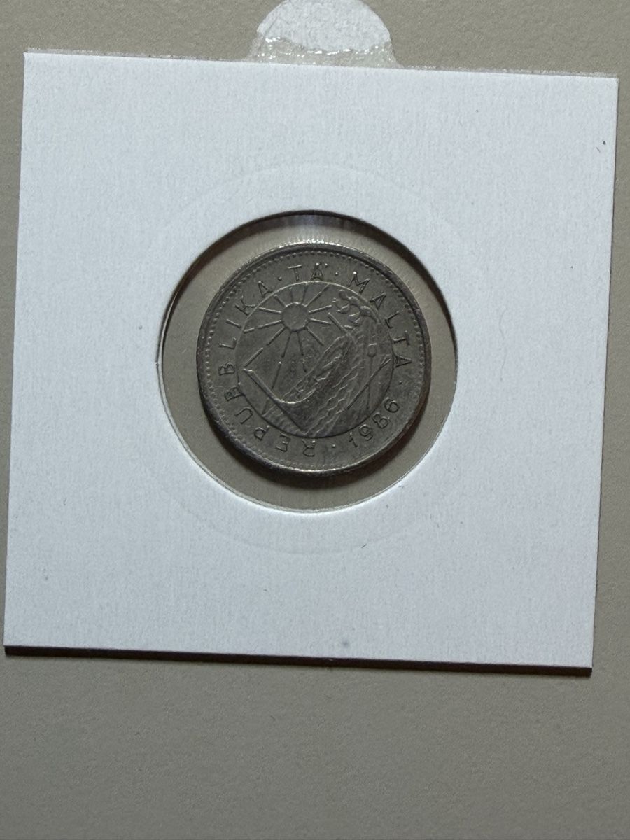 Tutti le monete: Malte - 5 cents - 1986 - Luzzu – Usato da Payerne venduto da Mike1682 1