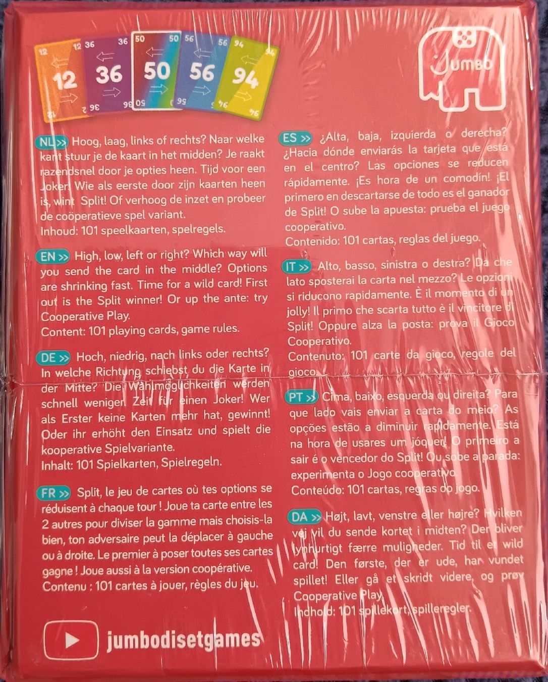 Giochi: Jeu de cartes SPLIT, neuf sous cello – Nuovo e nell'imballaggio originale da Ferlens VD venduto da sunshine321 1