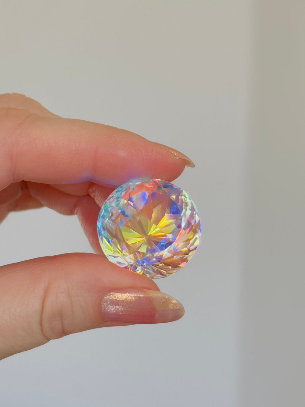Pietre preziose: 68.80 Ct Mystic Round Cut Loose Gemstone – Nuovo e nell'imballaggio originale da Genève venduto da AWWA 2