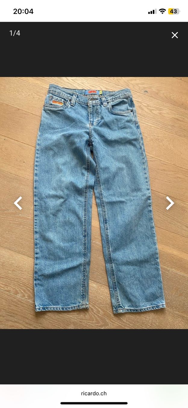 Jeans: Jeans Blue Tomato - taille 25 (ado) – Usato da Rochefort venduto da runeii