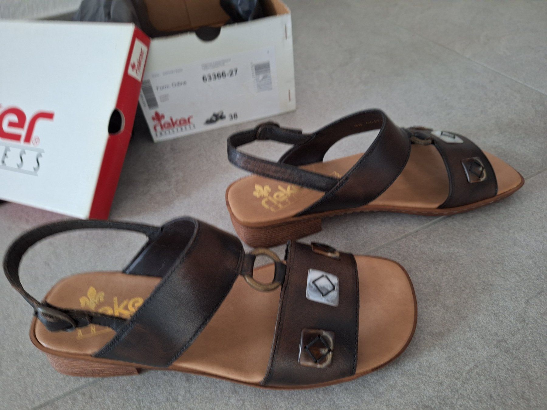Rieker Scarpe da donna: Damensandale Rieker – Nuovo e nell'imballaggio originale da Mühlethal venduto da prackendorf 3