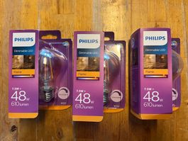 3 Dimmbare LED-Glühbirnen