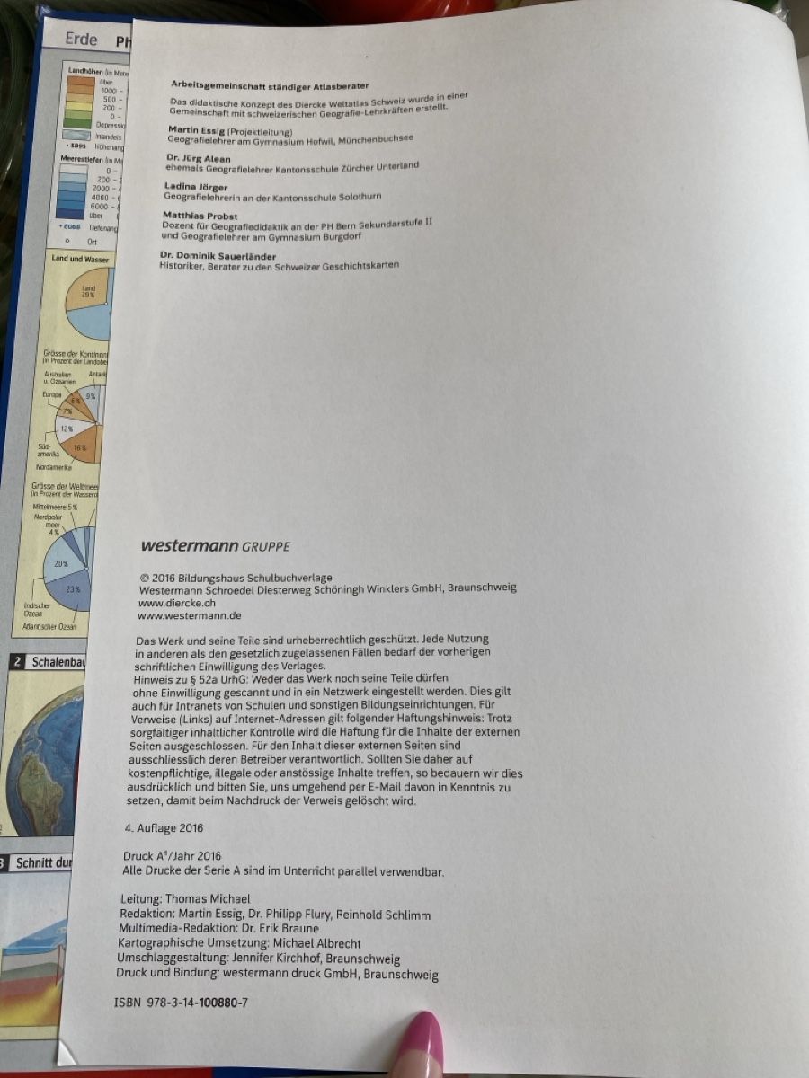 Libri: Diercke Weltatlas Schweiz – Usato da Bern venduto da emm_dwc5 1