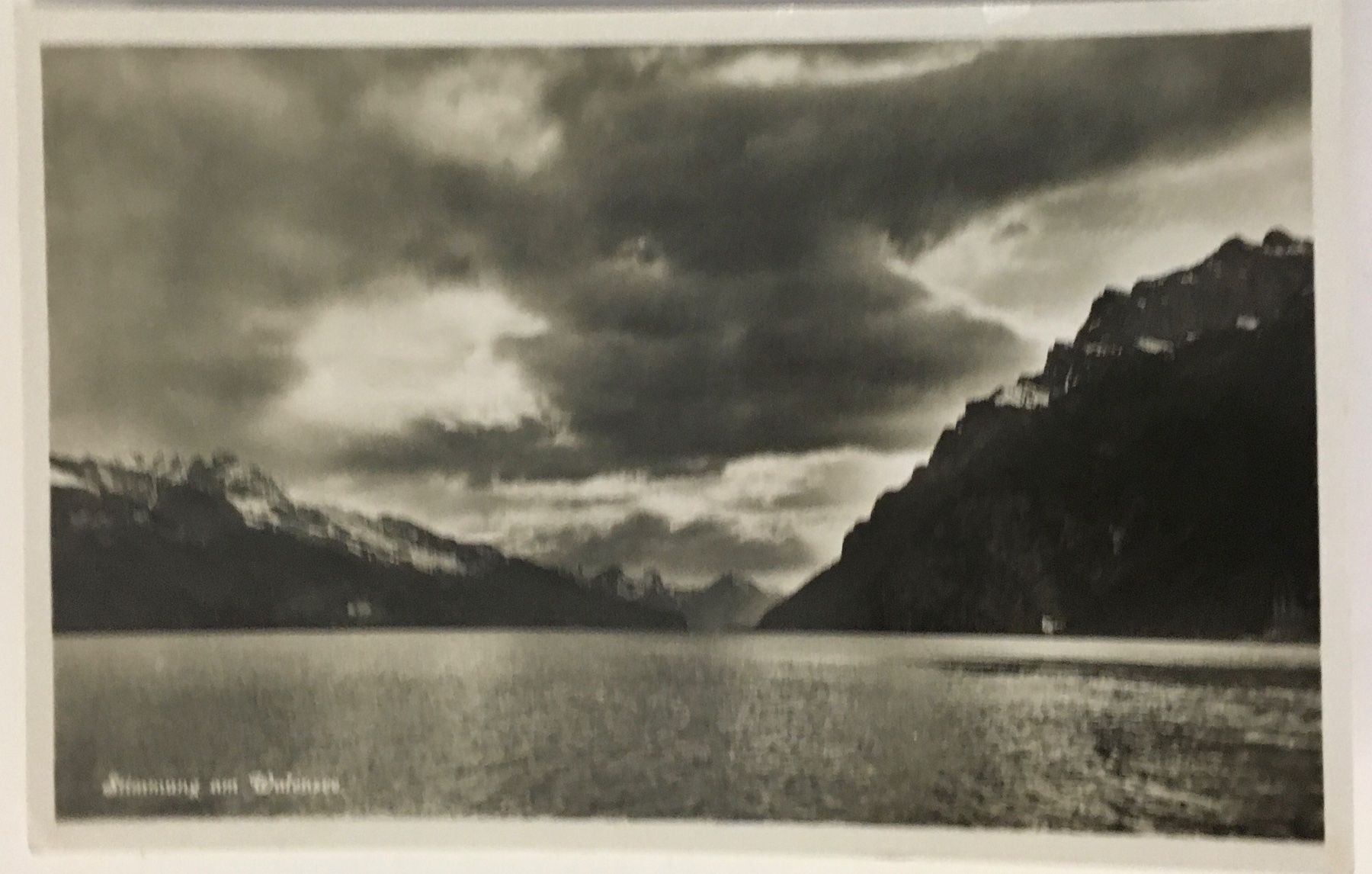 Cartoline postali: Stimmung am Walensee, 1935 – Usato da Frauenfeld venduto da Merk52
