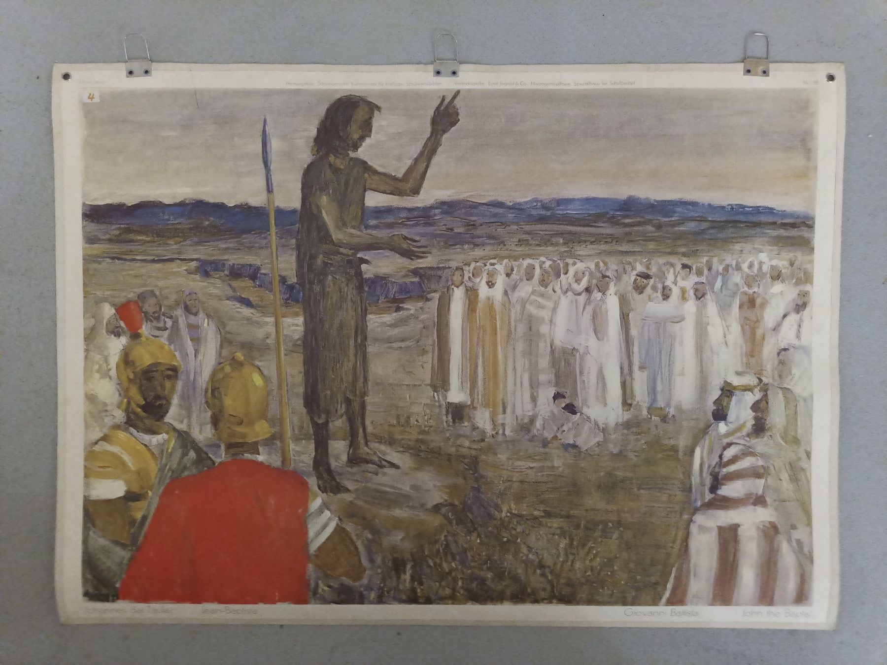 Foto & Immagini: Schulwandbild 8B Johannes der Täufer – Usato da Zürich venduto da danihell