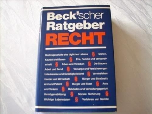 Libri: Beck'scher Ratgeber RECHT – Usato da Melchnau venduto da Fishel