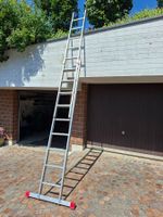 Leiter Aluminium 18 Sprossen guter Zustand Länge total 4,8 m