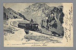 1901, CHEMIN DE FER DES ROCHERS DE NAYE, TRAIN