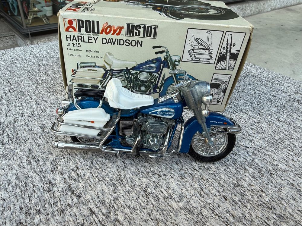 RARE MOTO POLISTIL Harley Davidson 1200cc 1973 Neuve