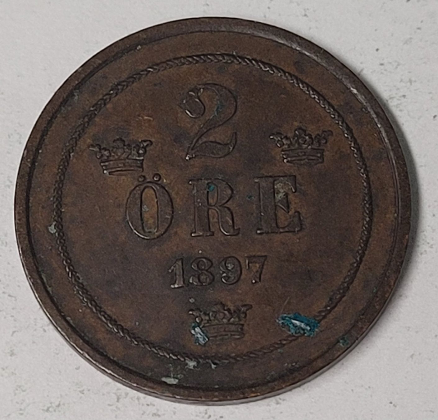 Toutes les monnaies: 2 ÖRE / SCHWEDEN 1897 – D'occasion à Mumpf par antonio_schweiz_961