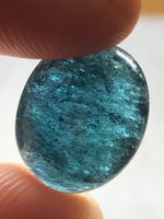 seltener blauer Turmalin, Indigolith, 12.7 Karat aus Kongo