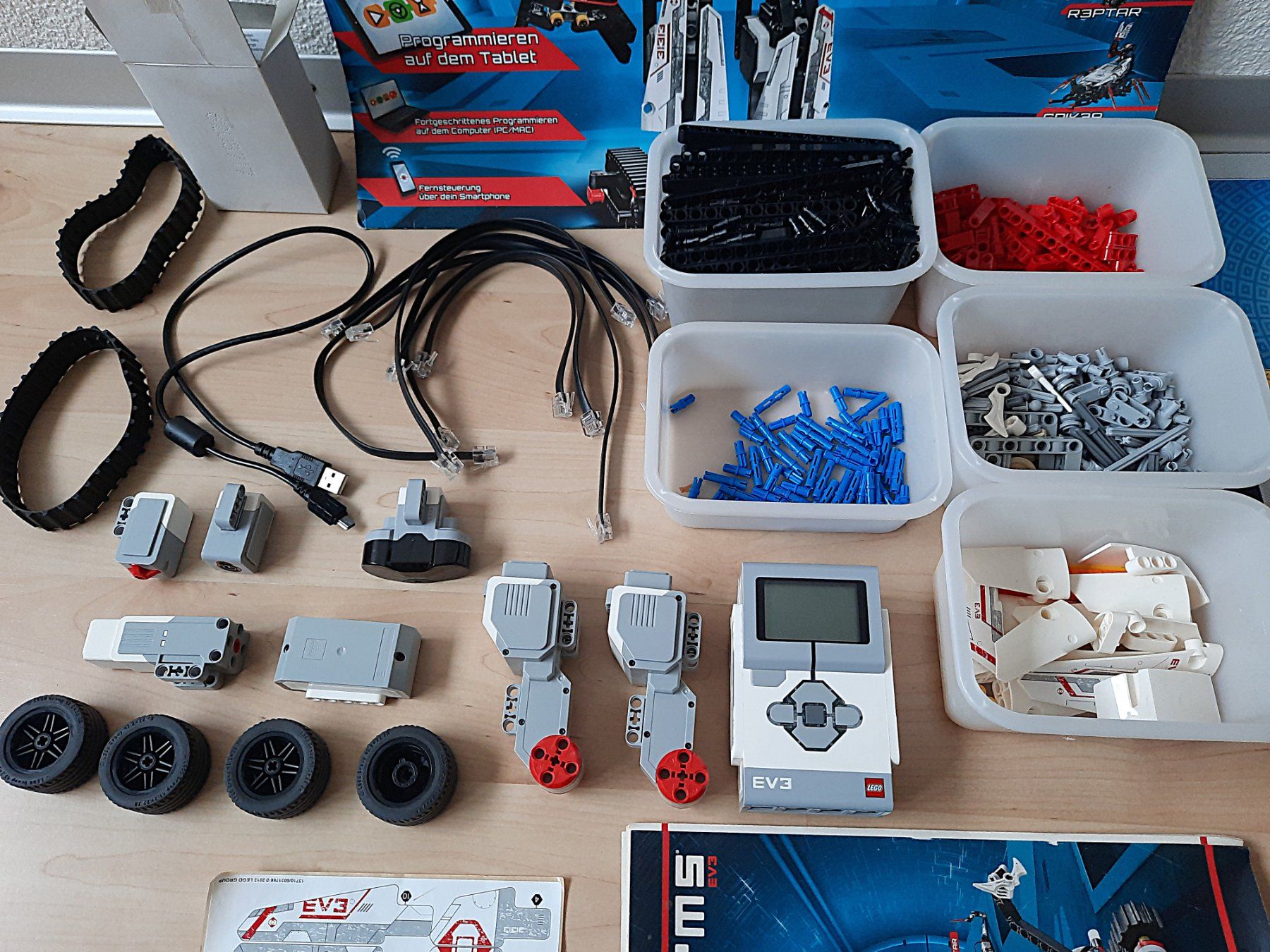 Lego Giocattoli: Lego Mindstorms EV3 31313 Roboter+BA+2 Bücher *Funktioniert – Usato da Burgdorf venduto da annalisi 3