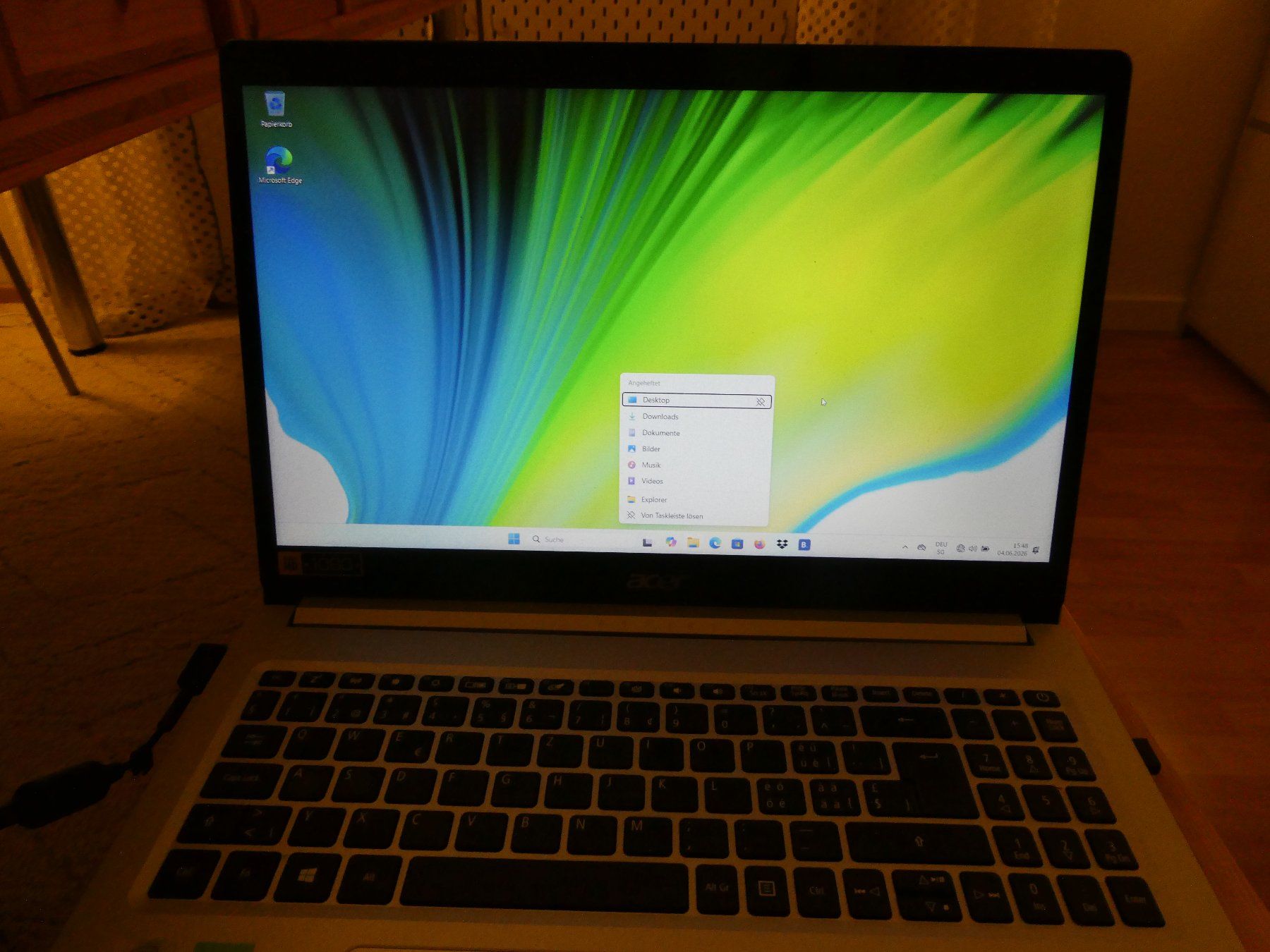 Acer Notebook: ACER ASPIRE 5 Notebook, inkl. Kabel – Usato da Zürich venduto da ursinas-shop