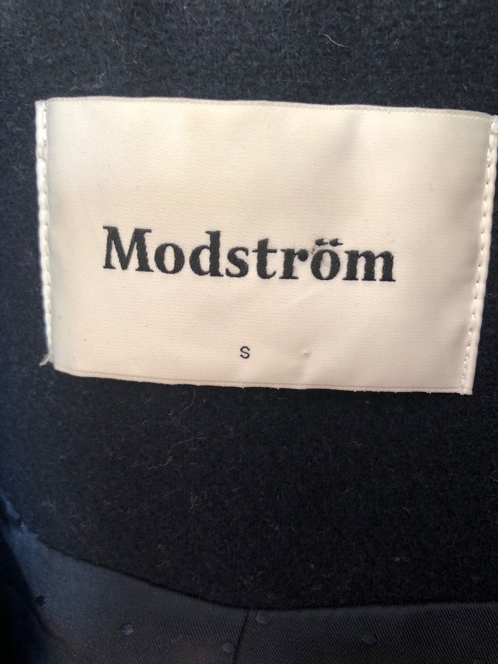 Cappotti: Modström Mantel, Grösse S, Dunkelblau – Usato da Bremgarten b. Bern venduto da eblake 3