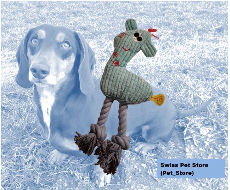 Petsport Sheldon Plüsch-Schaf Hundespielzeug Mit Quietscher - Für Mittelgroße Bis Große Hunde, Ca. 20 Cm