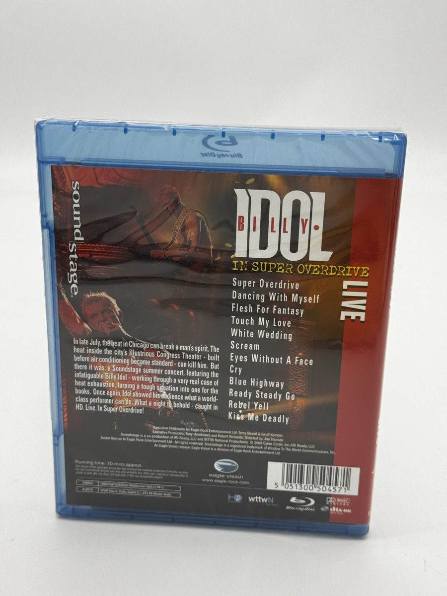 Alle DVDs: Billy Idol – In Super Overdrive Live Blu-ray OVP – Neu und originalverpackt aus Kloten von Warehouse81 1