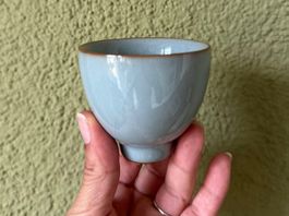 Unique C Celadon Crackle Glaze Tea Cup -Original from Peking